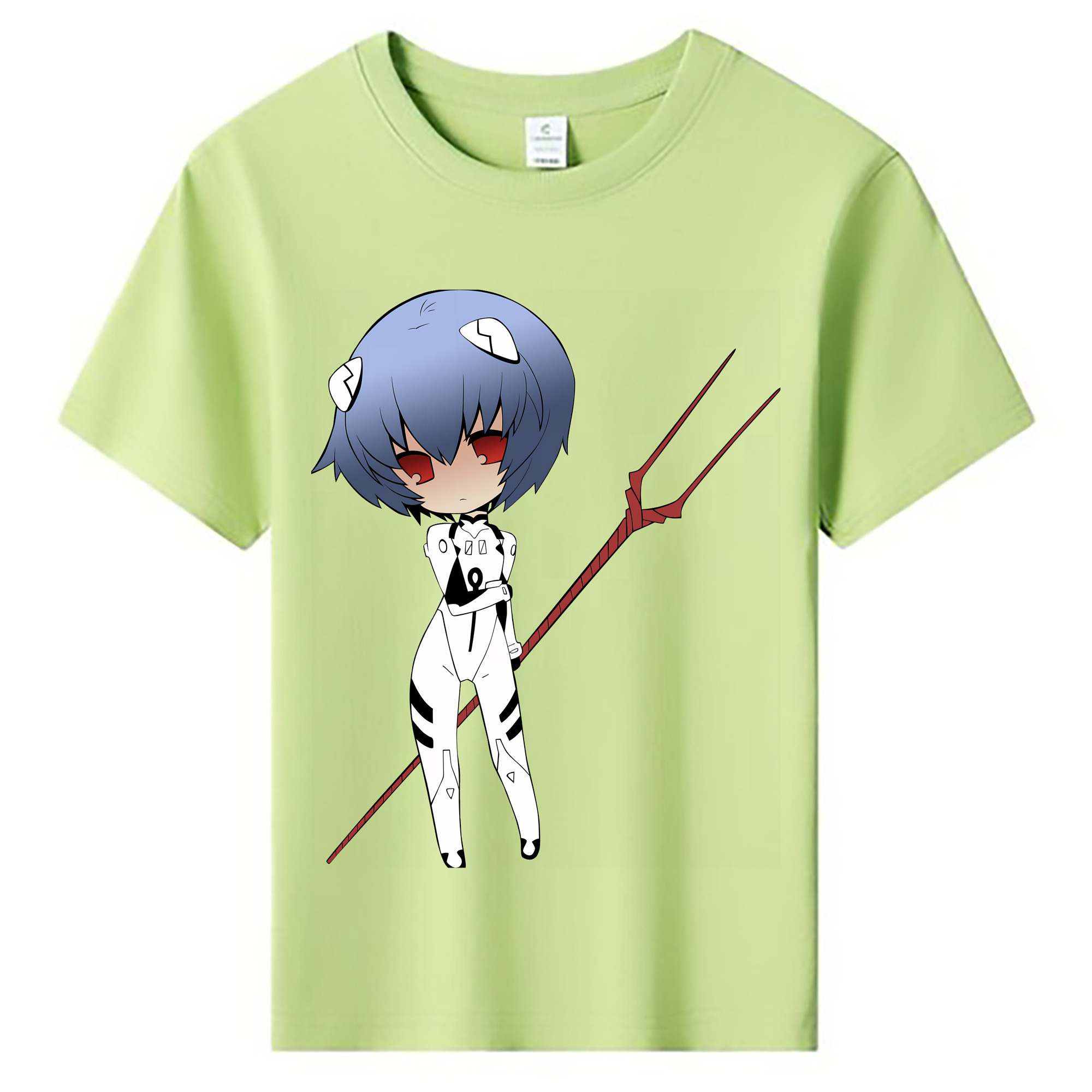 （画像用） EVA 新世紀エヴァンゲリオン 綿100％キッズTシャツ（フロントプリント）